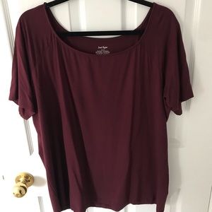 Lord & Taylor Relaxed Short Sleeve Top